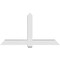 Ekena Millwork Eugene Architectural Grade PVC Gable Bracket, 72"W x 39"H x 6"D x 6"F, 13/12 Pitch GBP072X39X0606EUG00 - alternate 4